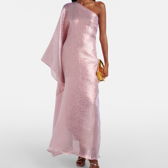 Elegant Pink Satin Slip Dress - Picture 2 of 5